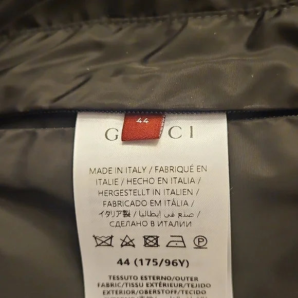 Gucci Beige Monogram Quilted Puffer Jacket - Picture 3 of 14